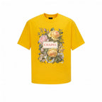 Flower Yellow Basic  T-Shirt
