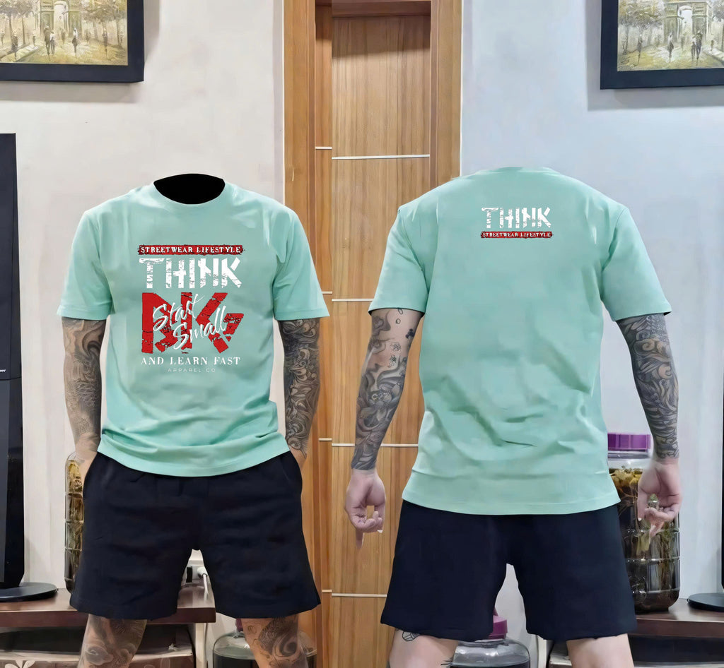 Think Start Small Graphic Tee & Shorts Set