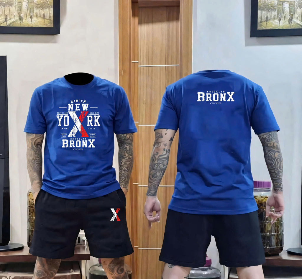 Men’s Graphic T-Shirt & Shorts Set