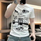 NYC Manhattan Bridge Graphic T-Shirt
