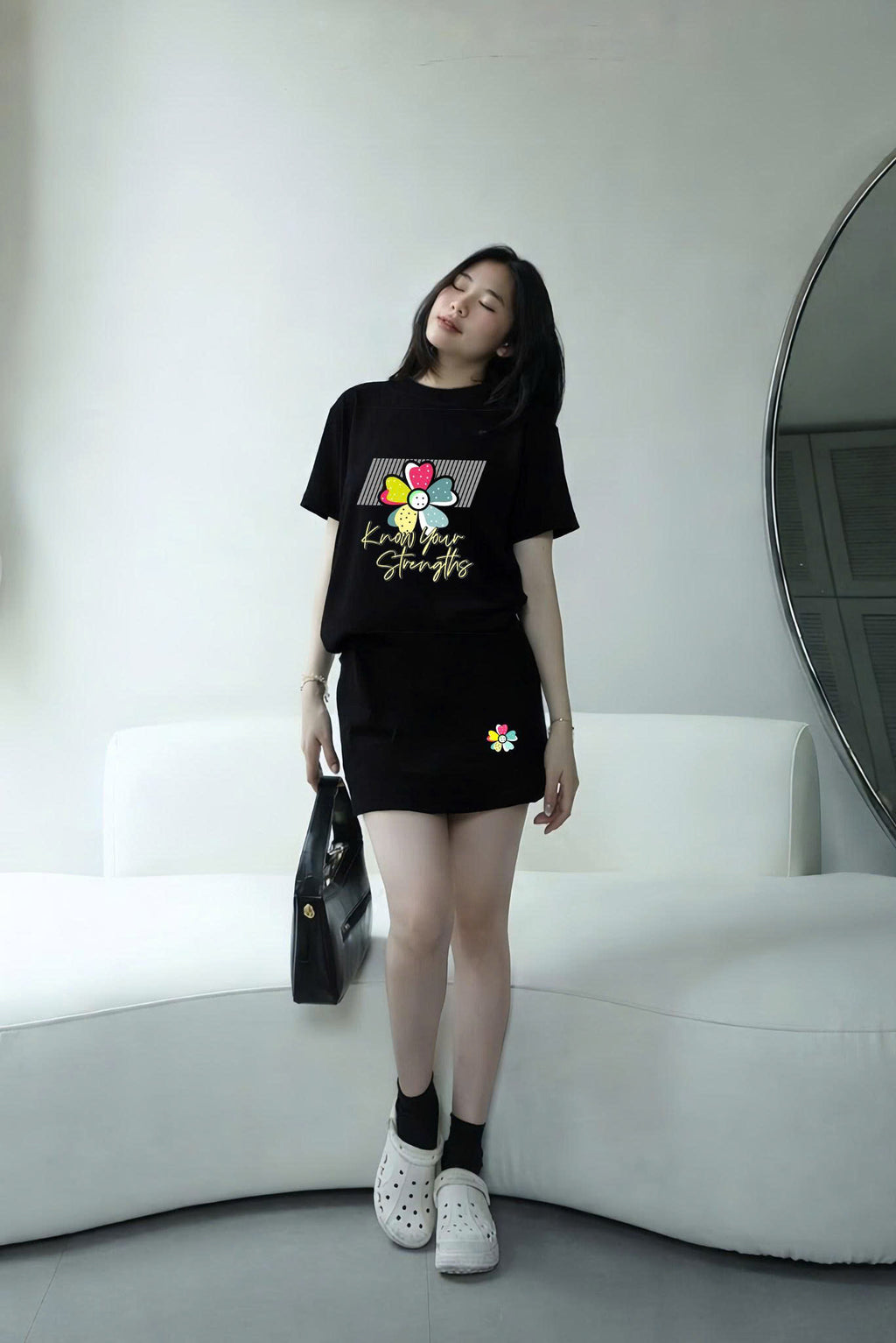 Bộ thun hoa nhiều màu